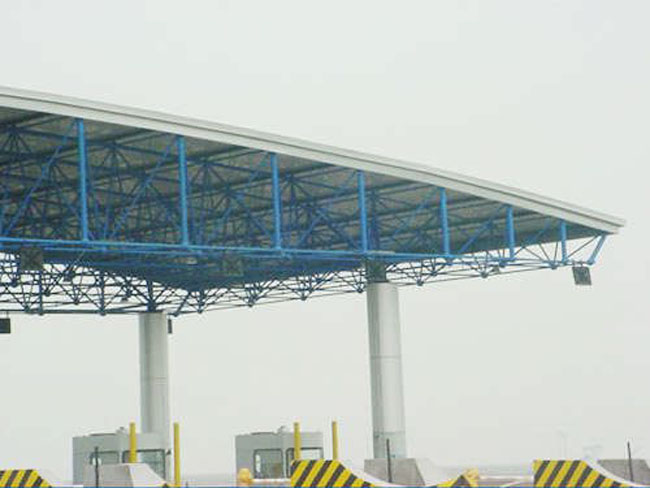 东营收费站网架工程